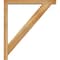 Ekena Millwork Traditional Block Rough Sawn Bracket w/ Offset Brace, Western Red Cedar, 4"W x 28"D x 32"H BKT0402X28X32TRA05RWR - alternate 3
